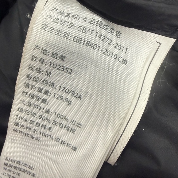 Vintage Abercrombie & Fitch Down Black Puffer Jacket Y2K Womens M - Picture 13 of 16